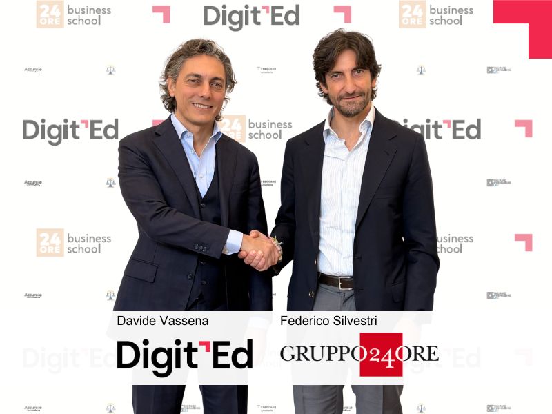 Digit’Ed acquisisce Il Sole 24 ORE Formazione e avvia una partnership strategica con il Gruppo 24 ORE
