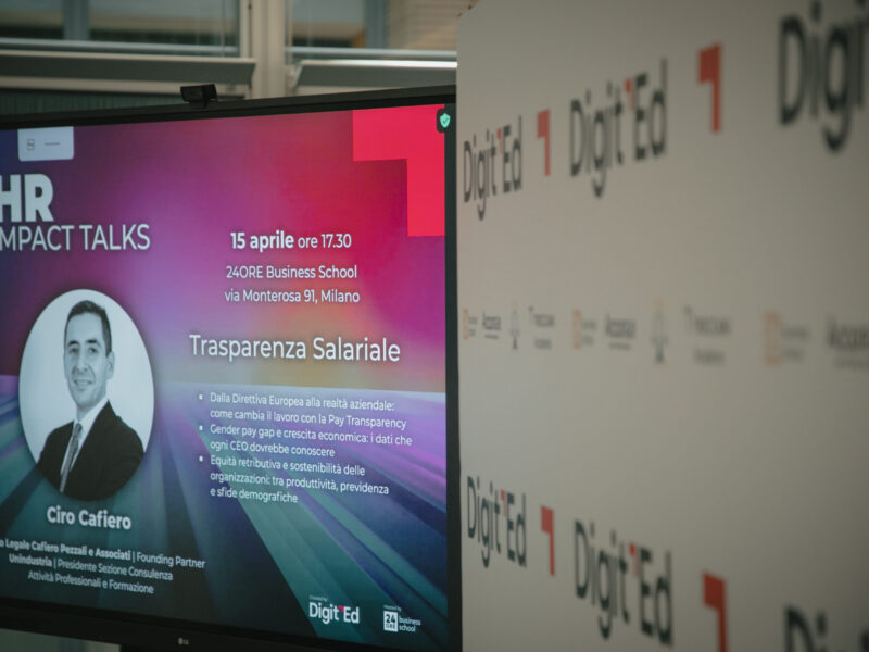 HR Impact Talk. Trasparenza salariale: da obbligo normativo a leva strategica per le organizzazioni