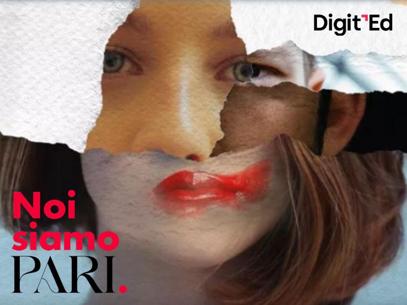 Patchwork di parti del volto diverse