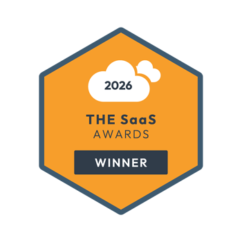 SaaS Award 2026 Digited website Logo per il vincitore dei THE SaaS Awards