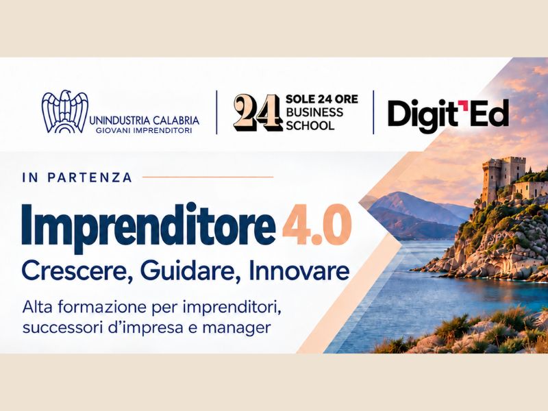 Immagine di riferimento del progetto Imprenditore 4.0 per Unindustria Calabria